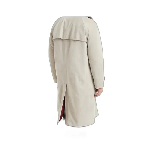 Padded Leather Coat