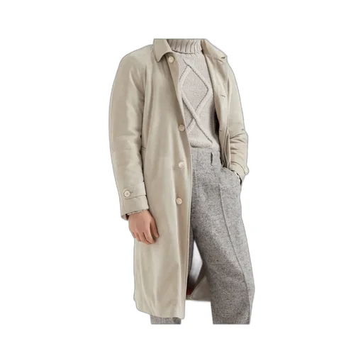 Padded Leather Coat