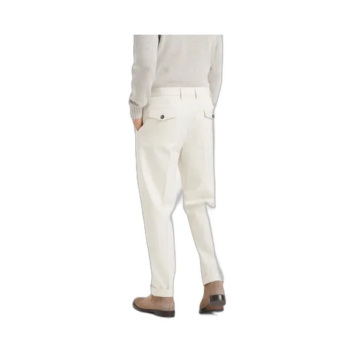 Pressed-Crease Tapered Trousers