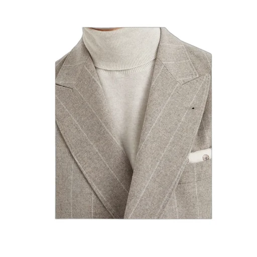 Pinstripe-Pattern Blazer
