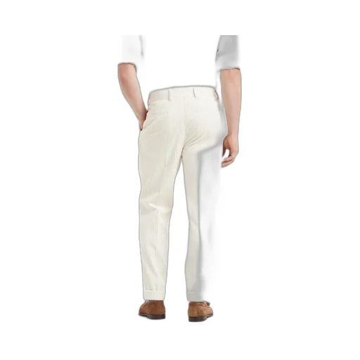 Pressed-Crease Tapered Trousers