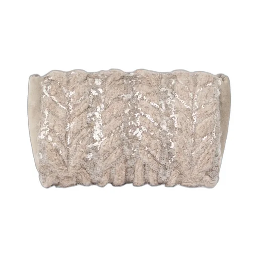Sequin-Embellished Clutch Bag