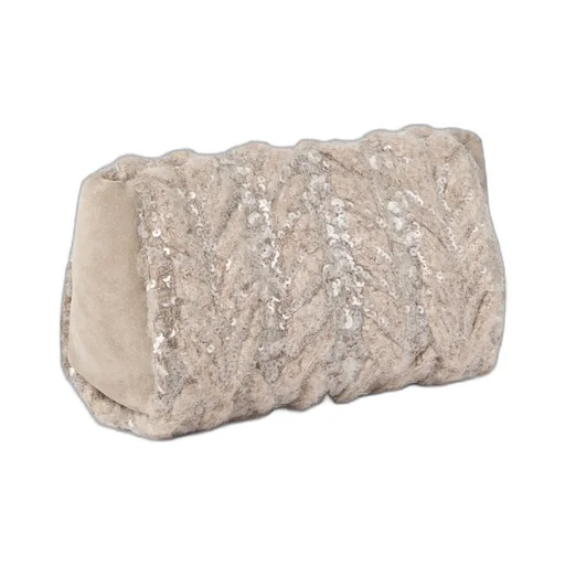 Sequin-Embellished Clutch Bag