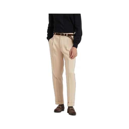 Tapered-Leg Trousers