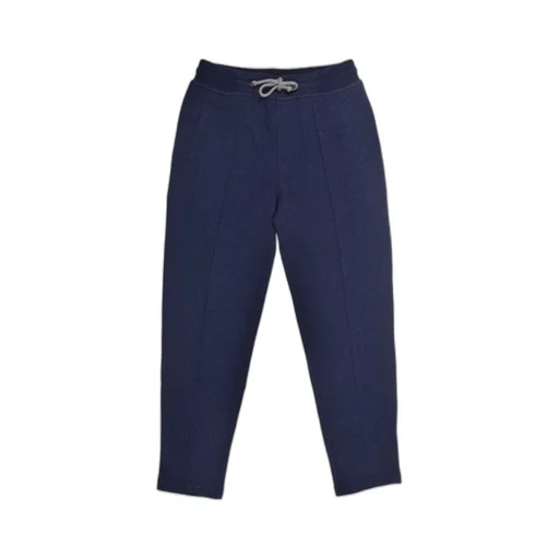 Elasticated-Waistband Wool Trousers