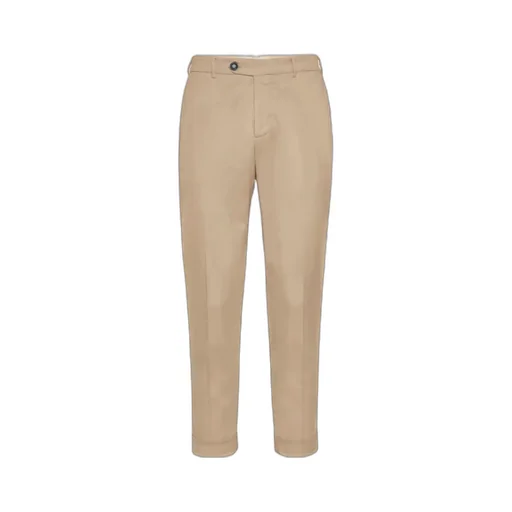 Mid-Rise Tapered-Leg Trousers