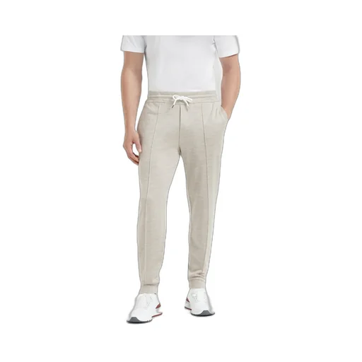 Drawstring Straight-Leg Trousers