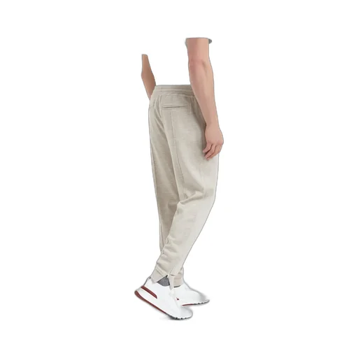 Drawstring Straight-Leg Trousers