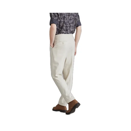 Pressed-Crease Tapered Trousers
