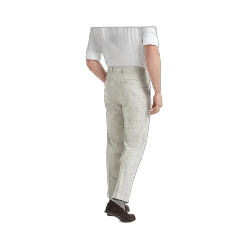 Prince Of Wales Check Tailored Trousers