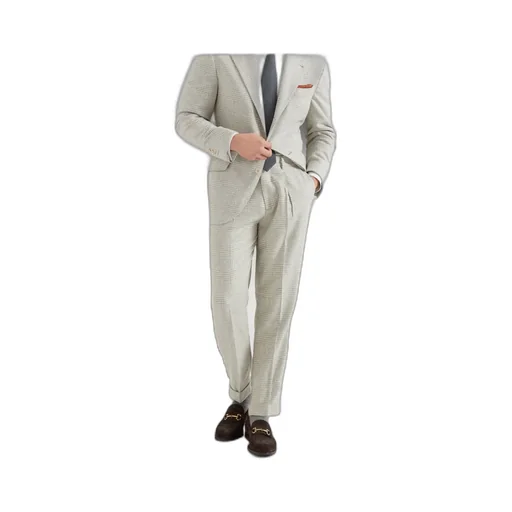 Prince Of Wales Check Tailored Trousers