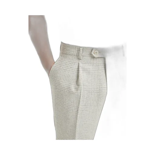 Prince Of Wales Check Tailored Trousers
