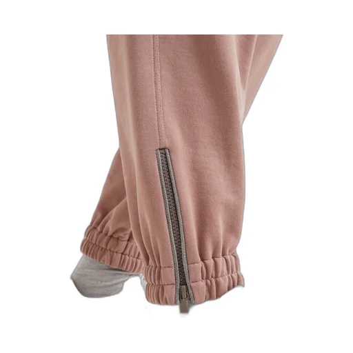 Monili-Detail Cotton Track Pants