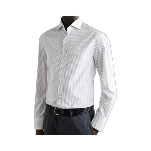 Lapel Long-Sleeved Shirt