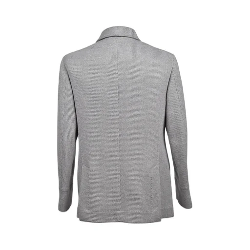 Herringbone Double-Breasted Jacket