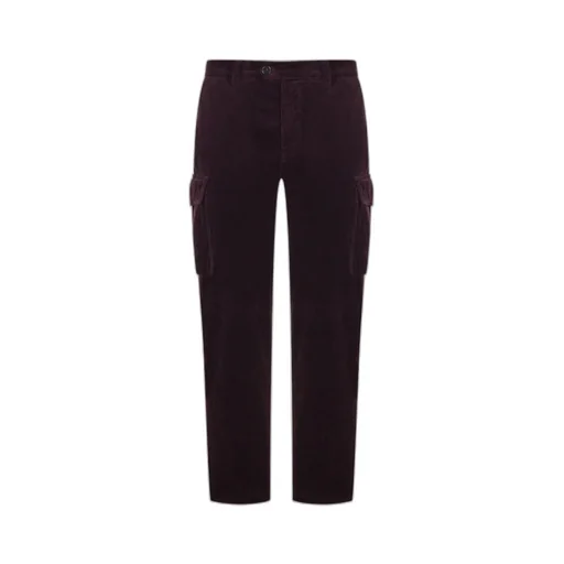 Corduroy Straight-Leg Trousers