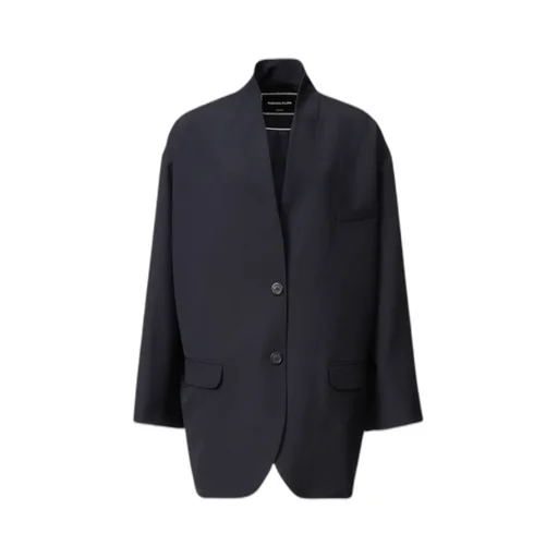 Long-Sleeved Single-Breasted Jacket