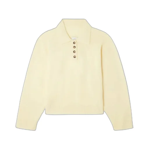 Homere Embroidered Cashmere Polo Sweater