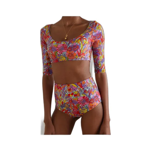 Printed Bikini Top