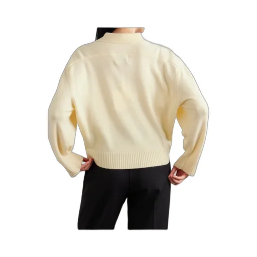 Homere Embroidered Cashmere Polo Sweater