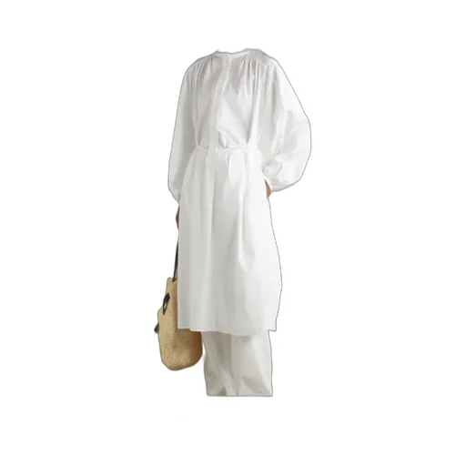 Vitti Oversized Belted Cotton-Poplin Midi Dress