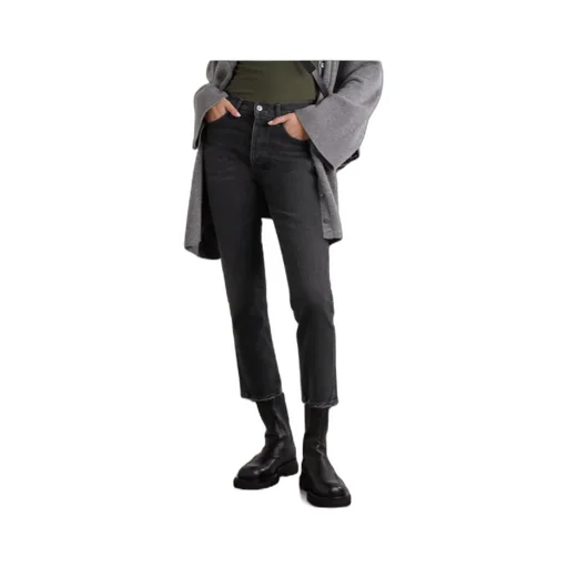 Jolene High-Waisted Straight Leg Jeans