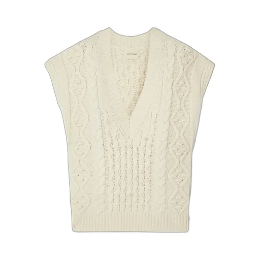 Toretta Oversized Cable-Knit Wool And Cashmere-Blend Tank