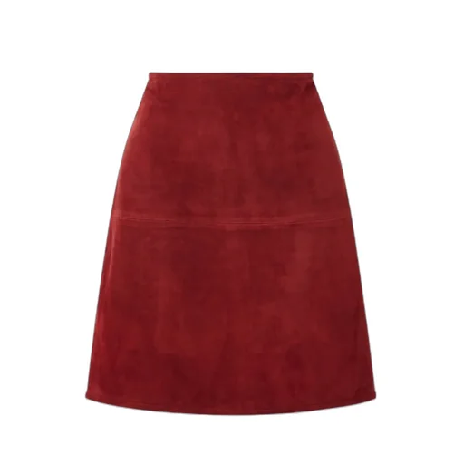 Engel Vent Suede Mini Skirt