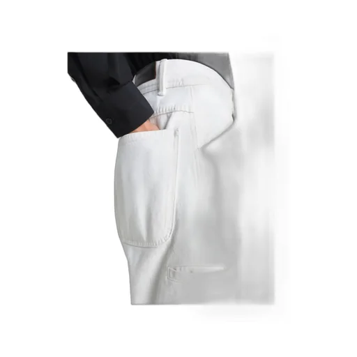 Twisted Workwear Pants In Denim