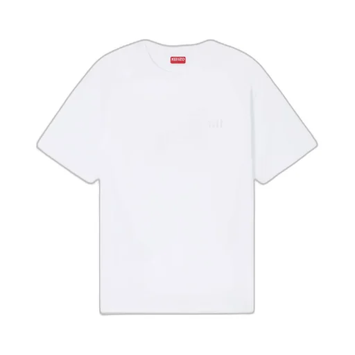 Embroidered Loose T-Shirt In Cotton Boke Flower 2.0
