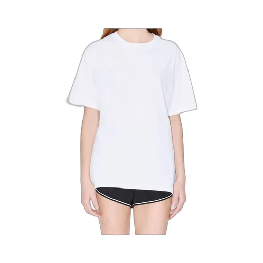 Embroidered Loose T-Shirt In Cotton Boke Flower 2.0