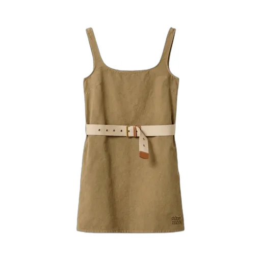 Old Gabardine Mini-Dress