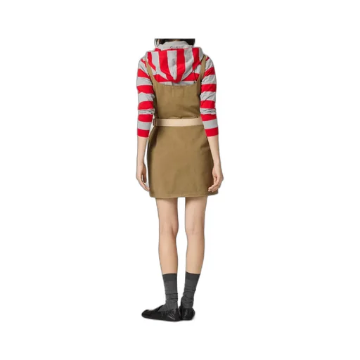 Old Gabardine Mini-Dress