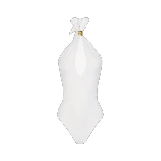 One-Piece Swimsuit With Jewel Detail
