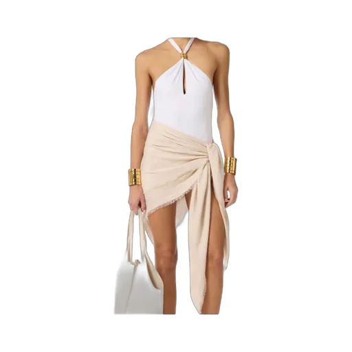 One-Piece Swimsuit With Jewel Detail