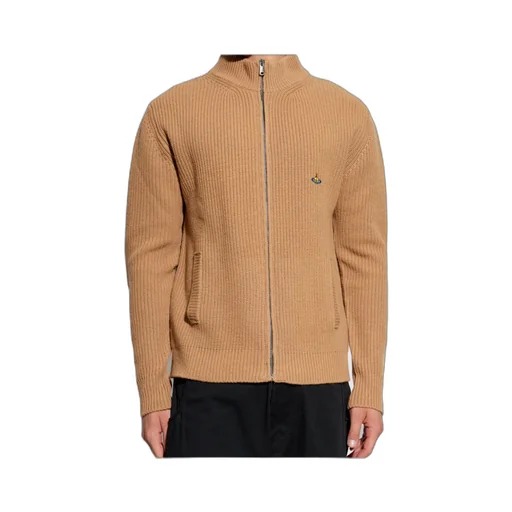 Long-Sleeved Zip-Up Cardigan
