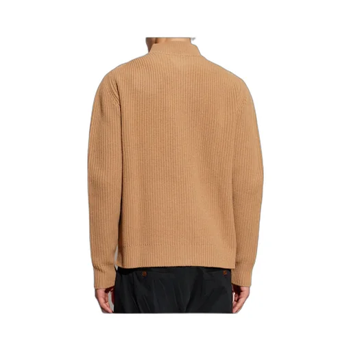 Long-Sleeved Zip-Up Cardigan
