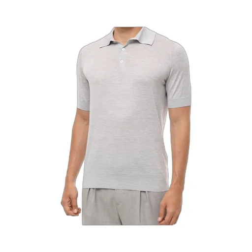 Brunello Cucinelli Short Sleeve Polo Knitted Top