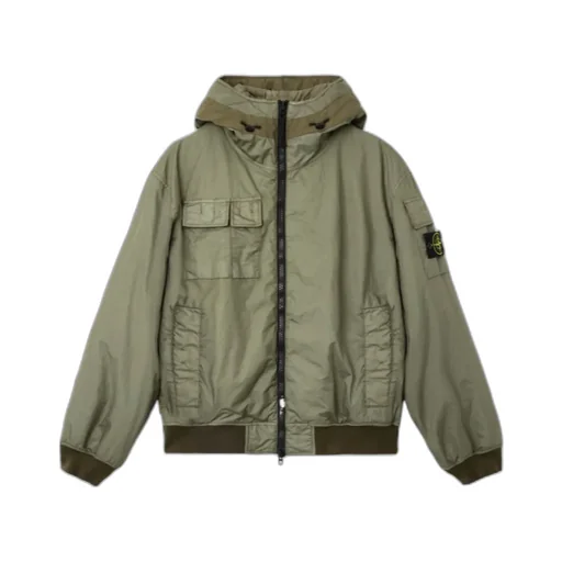 Long-Sleeved Hooded Cotton Jacket