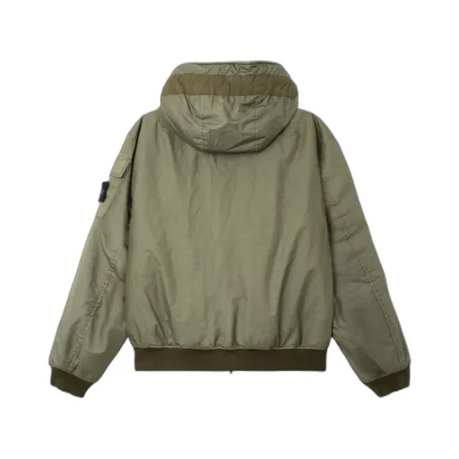 Long-Sleeved Hooded Cotton Jacket