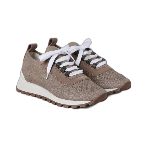 Sparkling Knit Sneakers