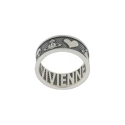 Embossed Logo Ring