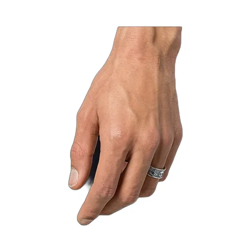 Embossed Logo Ring
