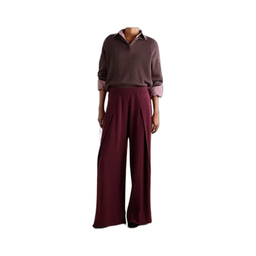 Wide-Leg Casual Pants