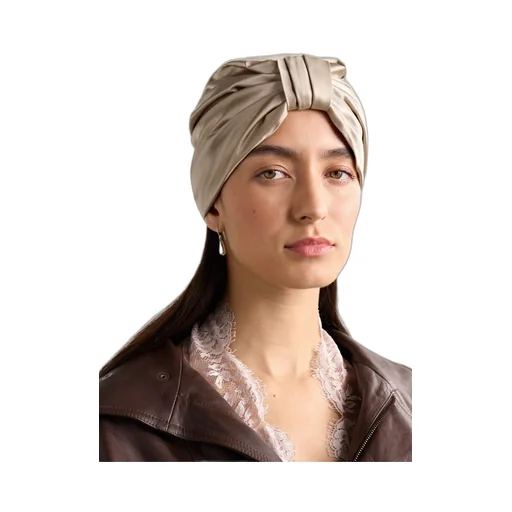 Sasha Gathered Duchesse-Satin Hair Wrap