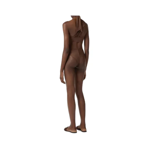 Elisabetta Franchi Jewel One-Shoulder Bikini