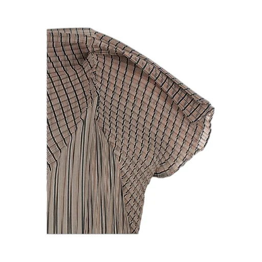 Issey Miyake Generic Stripes Short-Sleeved Top