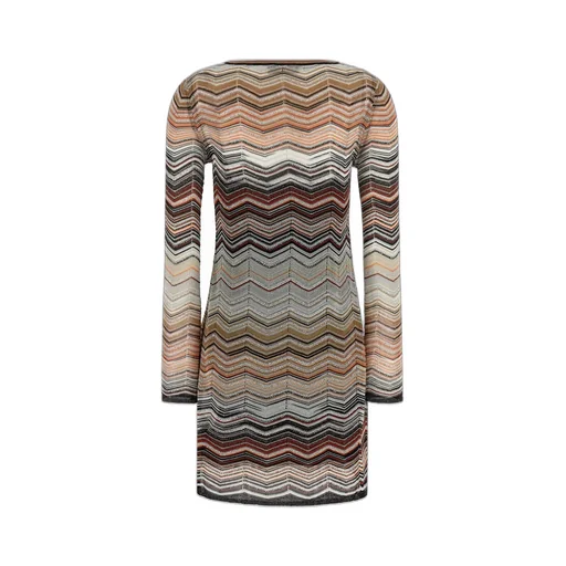 Missoni Chevron Sequin Mini Knitted Dress