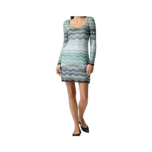 Missoni Chevron Lamé Mini Knitted Dress