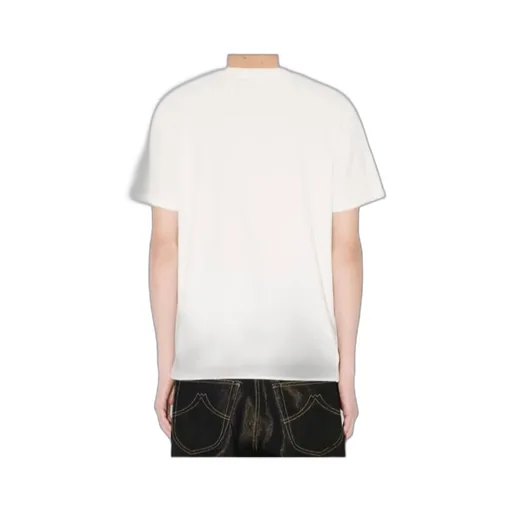 Embroidered Slim T-Shirt In Cotton Boke Flower